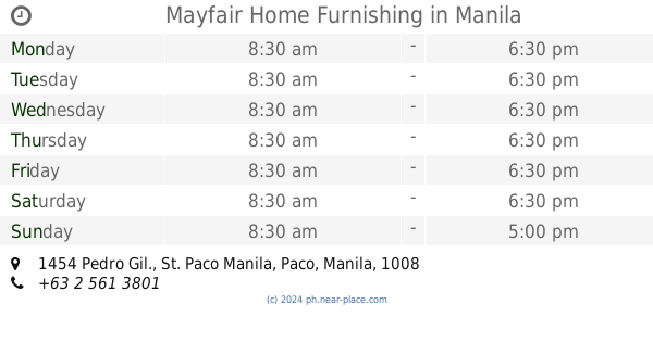 Stephanie Trading Manila Opening Times Union Contacts